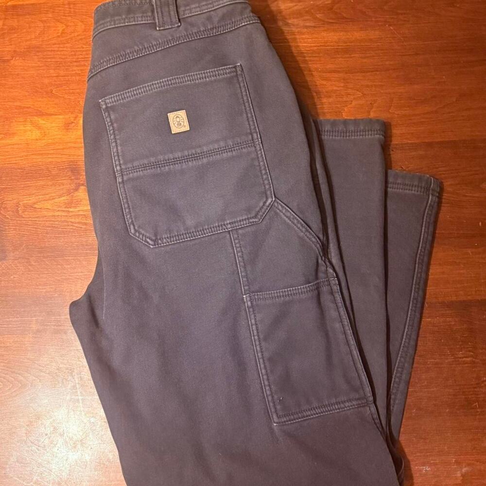 Coleman grey fleece lined work pants Size 38X30